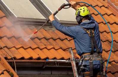 Démoussage et hydrofuge de toiture à Y